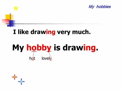 My hobby to be music