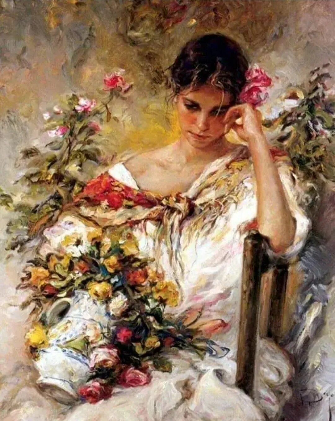 Картины на которых изображены женщины. Хосе Ройо. Jose Royo художник. Хосе Ройо художник. Художник Jose Royo картины.