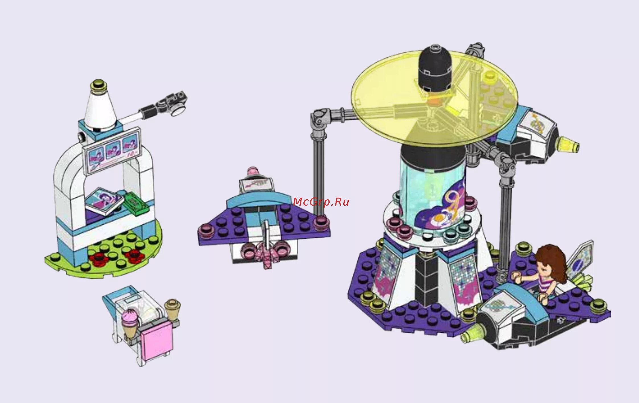 Лего инструкции по сборке аттракционов Bekijk LEGO ® instructie 41133 Amusement Park Bumper Cars LEGO bouwtekeningen