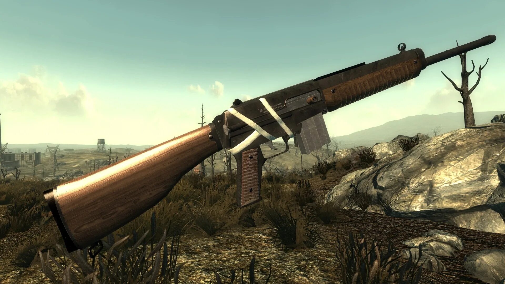 Fallout new vegas оружие. Colt Rangemaster Fallout. Fallout New Vegas самозарядная винтовка. Fallout 4 мод винтовка Кольт. Охотничий дробовик Fallout New Vegas.