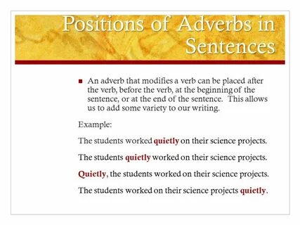 Sentences with adjectives