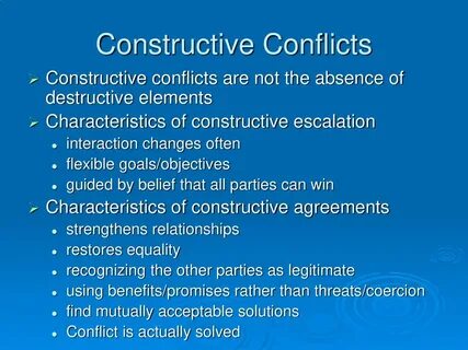 Conflicts examples