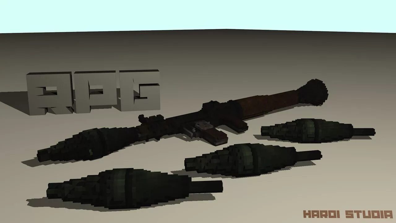 Оружие Voxel. 3d модели оружия. Модель оружия .fbx. Ганс рпг