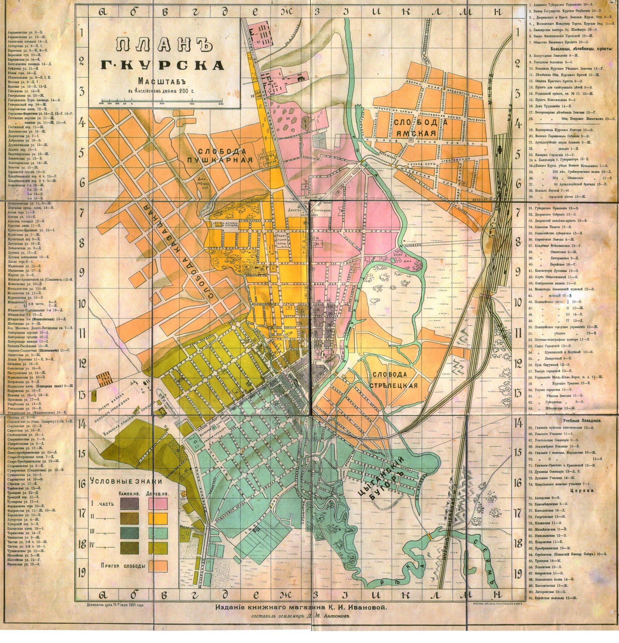 карта курска 1935 года. план курска 1904 г. генеральный план застройки города курска до 2035. план курска. план города курска 1782 года.