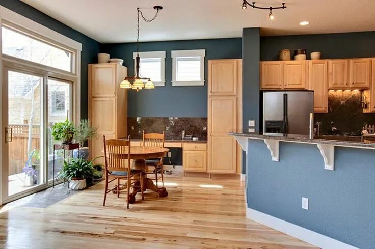 Кухня цвет дуб в интерьере Pin by Ximena Alejandra Scott on cocinas americanas pequeñas Kitchen cabinets, K