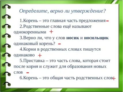 4 значения слова корень