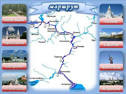 Предложите свой особенный туристический маршрут по волге