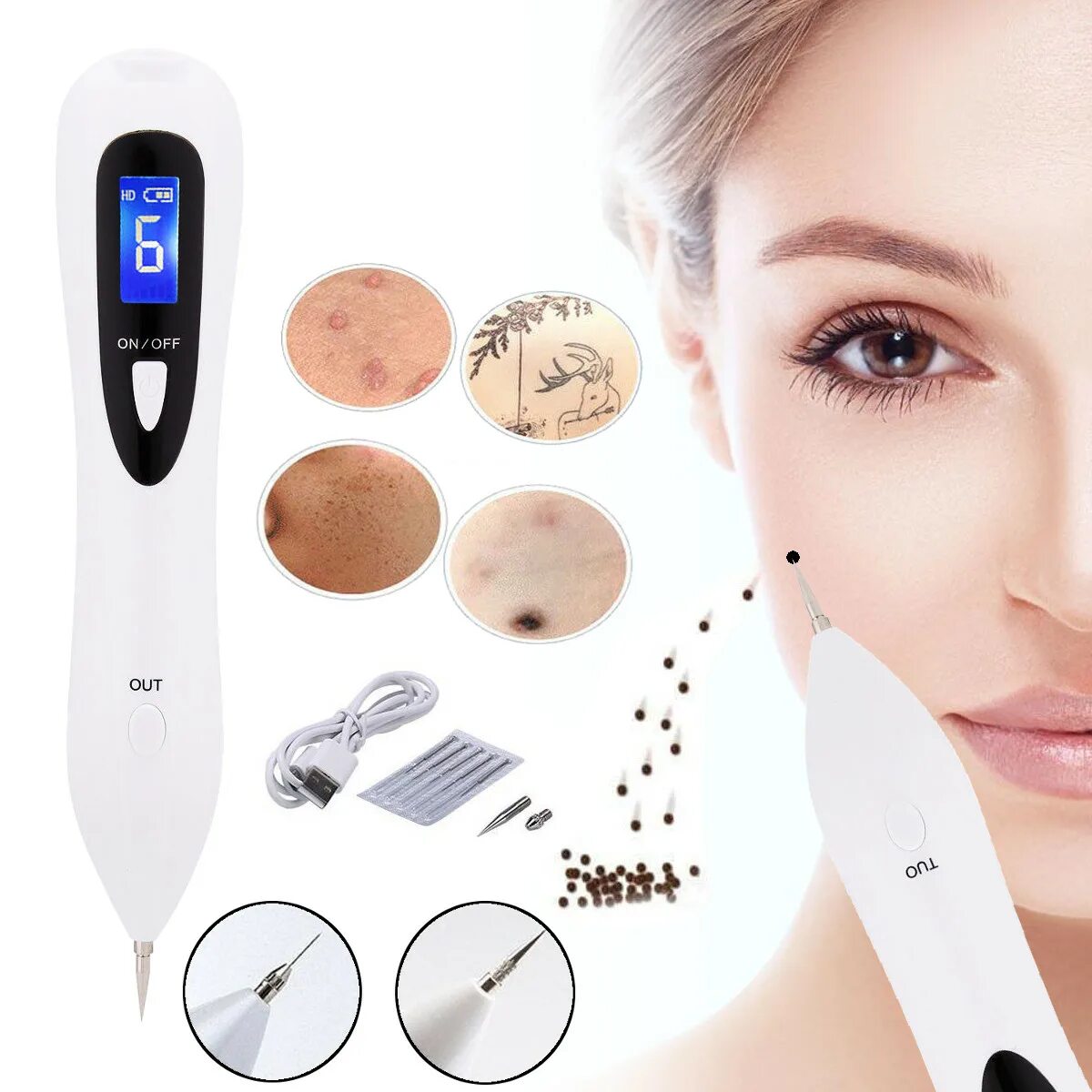 Mole pen. Mole removal Pen. Beauty Mole removal Pen. Mole Freckle Pen. Ручка Mole removal Pen.