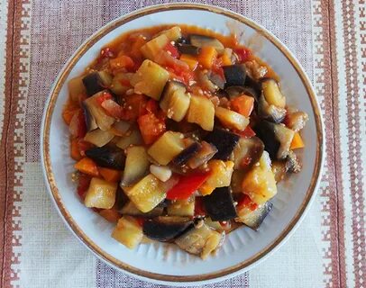 Жареные кабачки баклажаны перец