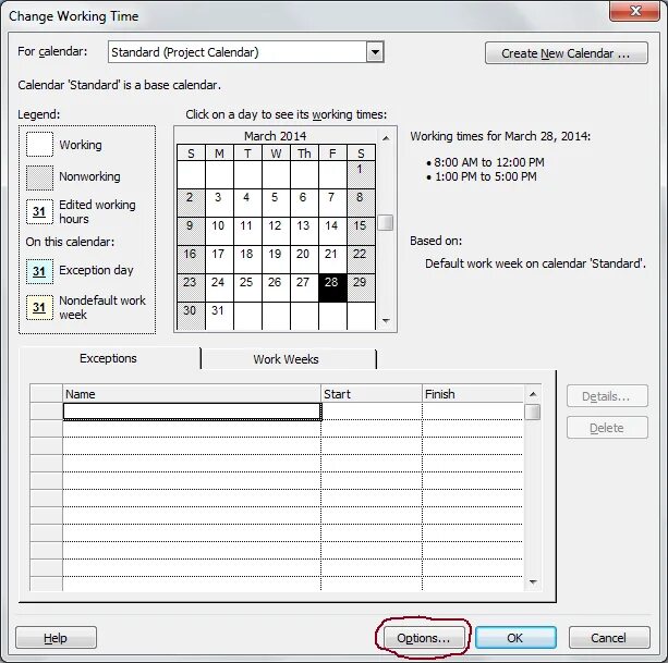 Окно изменения рабочего времени Project. Окно изменения рабочего времени МС Проджект. Параметры Проджект 2007. Working time. Задание на рабочую смену