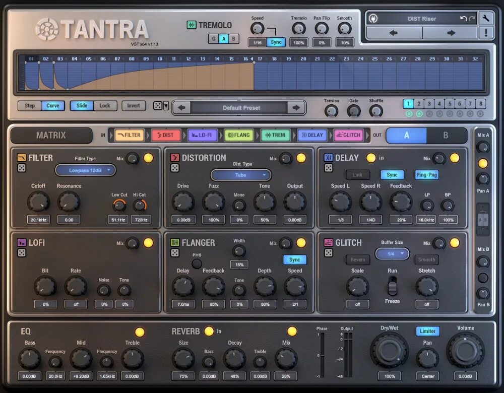 Stardust resonant filter