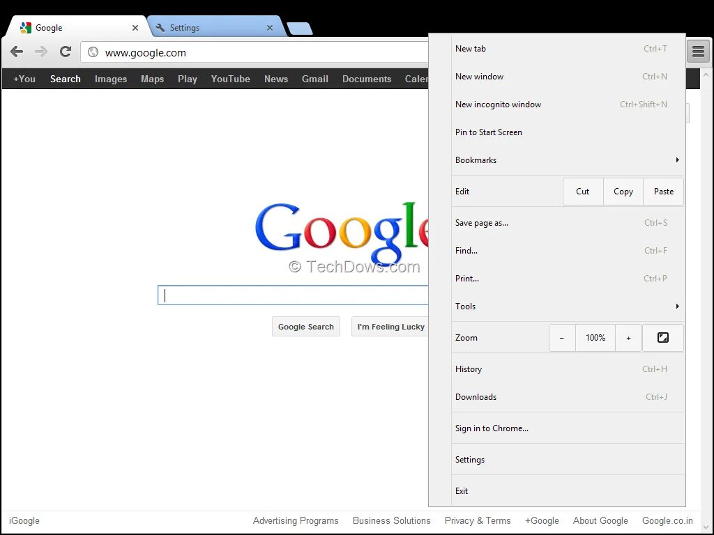 Chrome карты