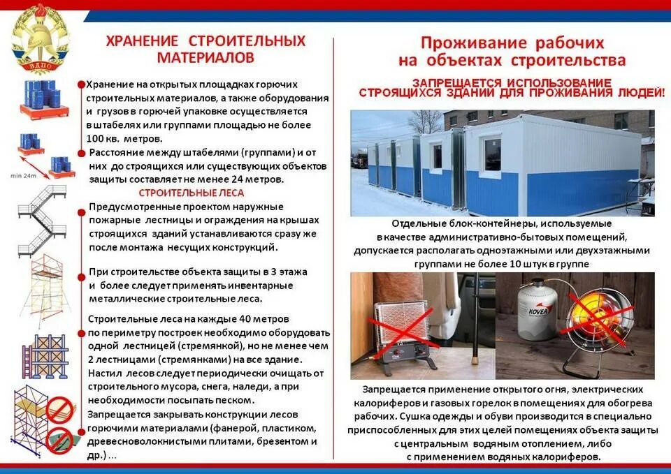 Временные здания приказ