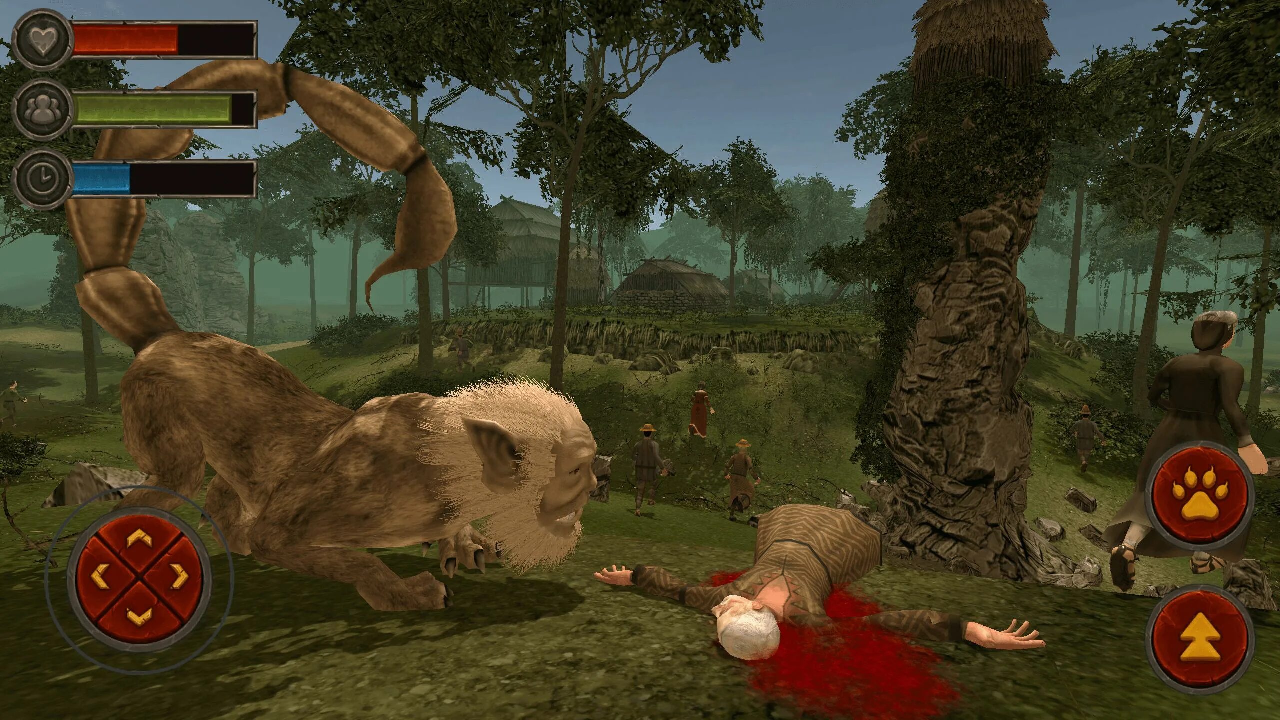 Simulator action
