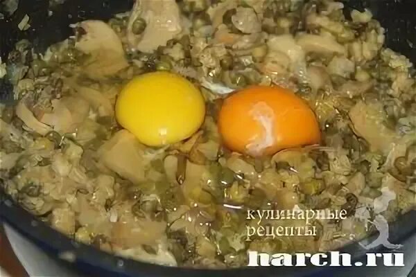 Грибы с молоком и яйцом