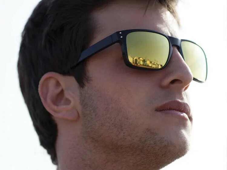 Man in Sunglasses on the Beach Stock Image - Image of attractive, carefree: 4026