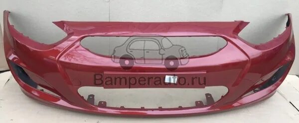 бампер hyundai solaris в цвет