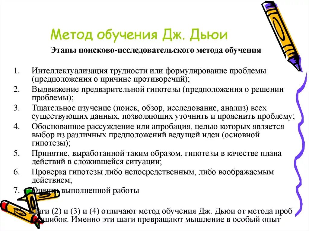 Этот метод отличается тем. Дьюи методы обучения. дж дьюи методы обучения. недостатки метода дьюи?. технология проектного обучения дьюи.