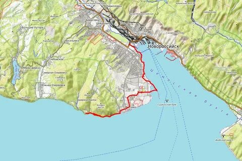 Балка краснодарский край на карте