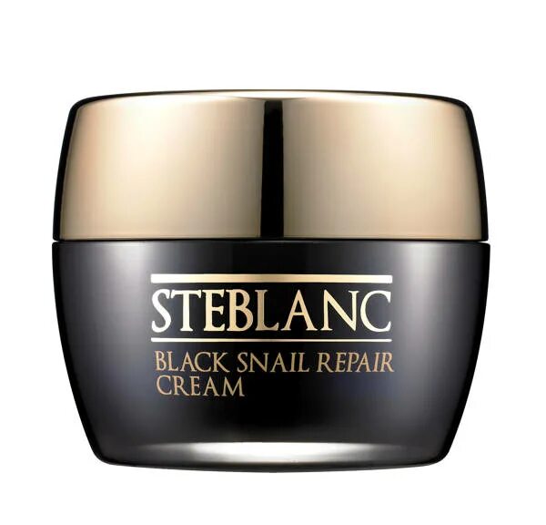 Увлажняющий крем с муцином улитки. Steblanc Black Snail Repair Cream. Steblanc Black Snail Repair Cream, 55мл. 122185 Steblanc. Корейский крем с муцином улитки для лица. Snail Regeneration Cream.