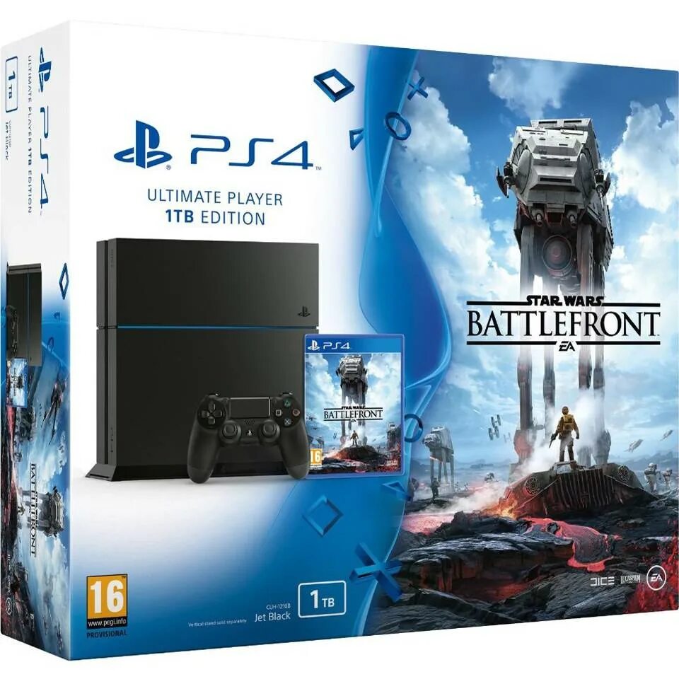 1 ps отзывы. Игровая приставка Sony PLAYSTATION 4 1 ТБ Star Wars Battlefront. Sony PLAYSTATION 4 1tb ps4 CUH-1216b. Плейстейшен 4 ДНС. Battlefront 2 коллекционное издание.