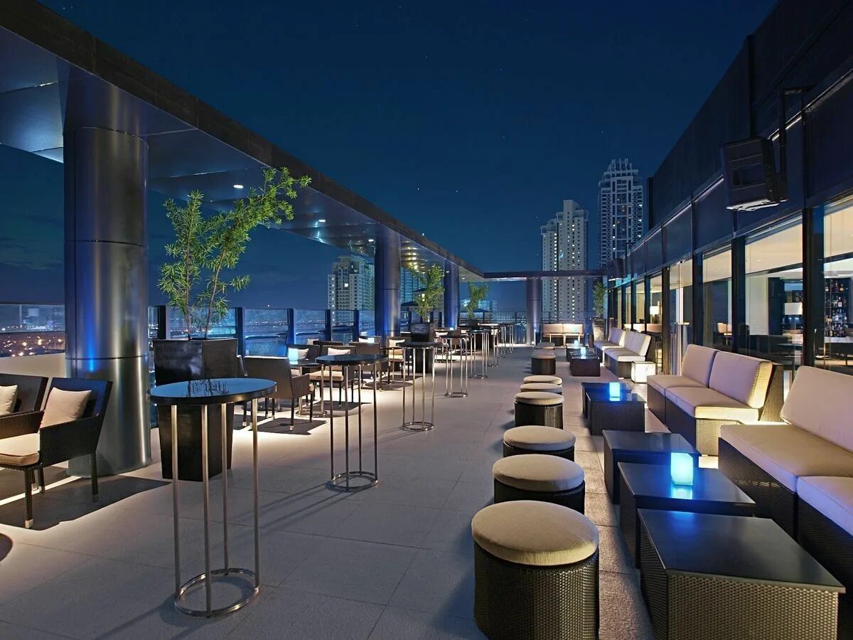 The cafe terrace