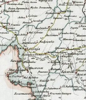 Курская губерния карта уездов