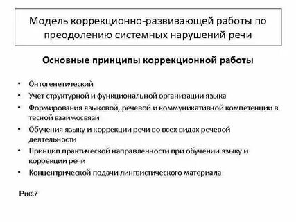 Коррекционно развивающей направленности