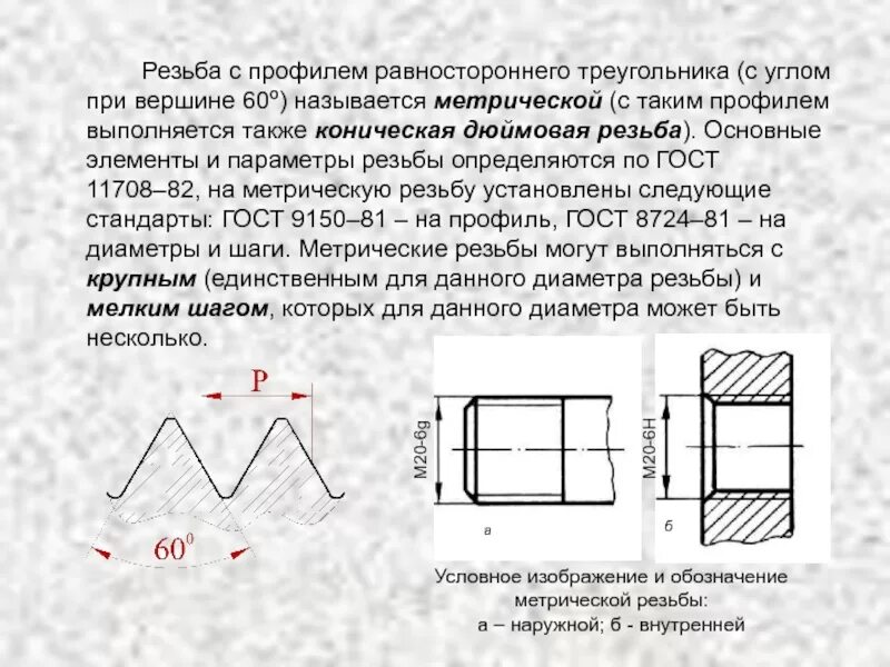 Метрическая резьба угол резьбы. Угол профиля метрической резьбы. Угол резьбы метрической и дюймовой. Питчевая резьба профиль резьбы.