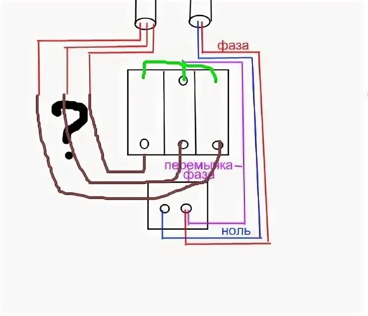Розетка и выключатель в одной рамке HeatProf.ru