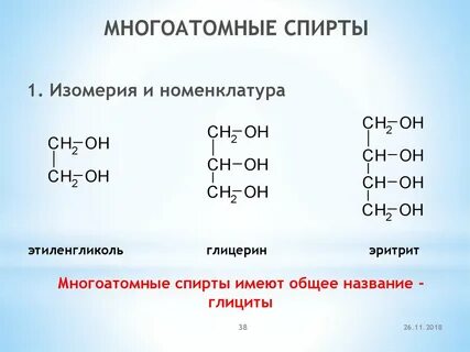 Этиленгликоль глицерин