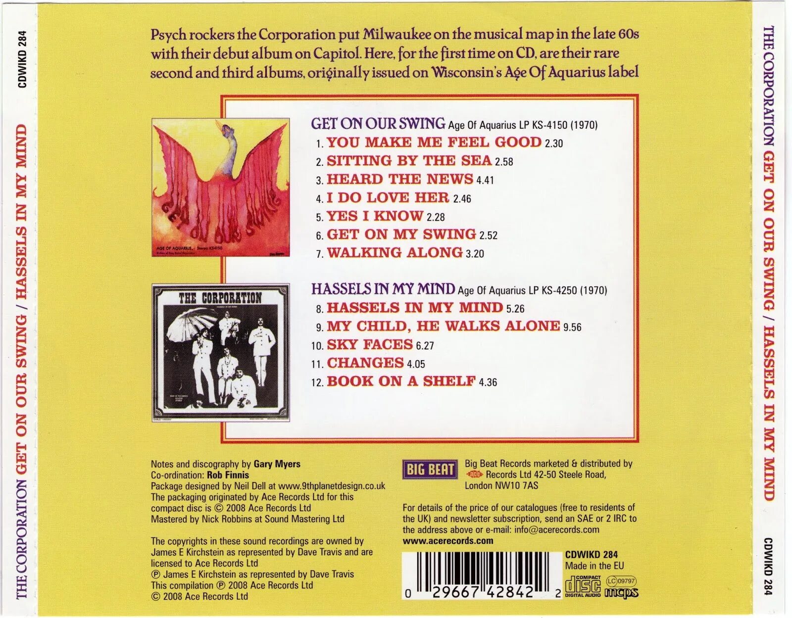 Mind cd. The corporation hassels in my mind 1970. hassels in my mind 1970.