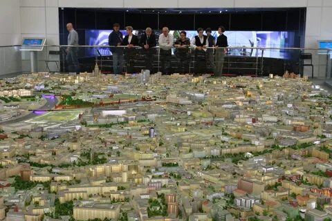 Сиреневая аллея павильон макет москвы