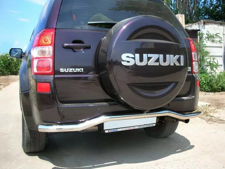 Suzuki grand vitara задний. Suzuki grand vitara задняя защита. защита заднего бампера suzuki grand vitara. бампер сузуки гранд витара 2008. защита заднего бампера сузуки гранд витара 2008.