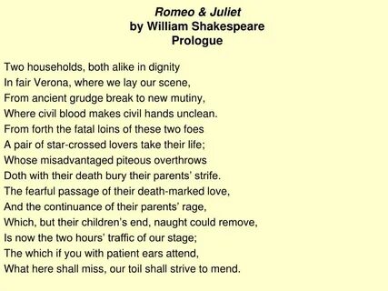 Shakespeare wrote romeo and juliet passive voice