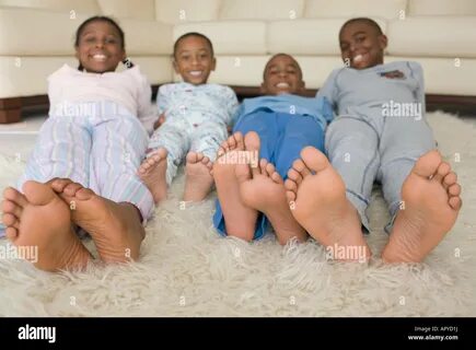 Children feet video
