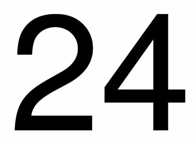 24 Число. Цифры. Двадцать четыре. Красивая цифра 24. Двадцать 24 часа