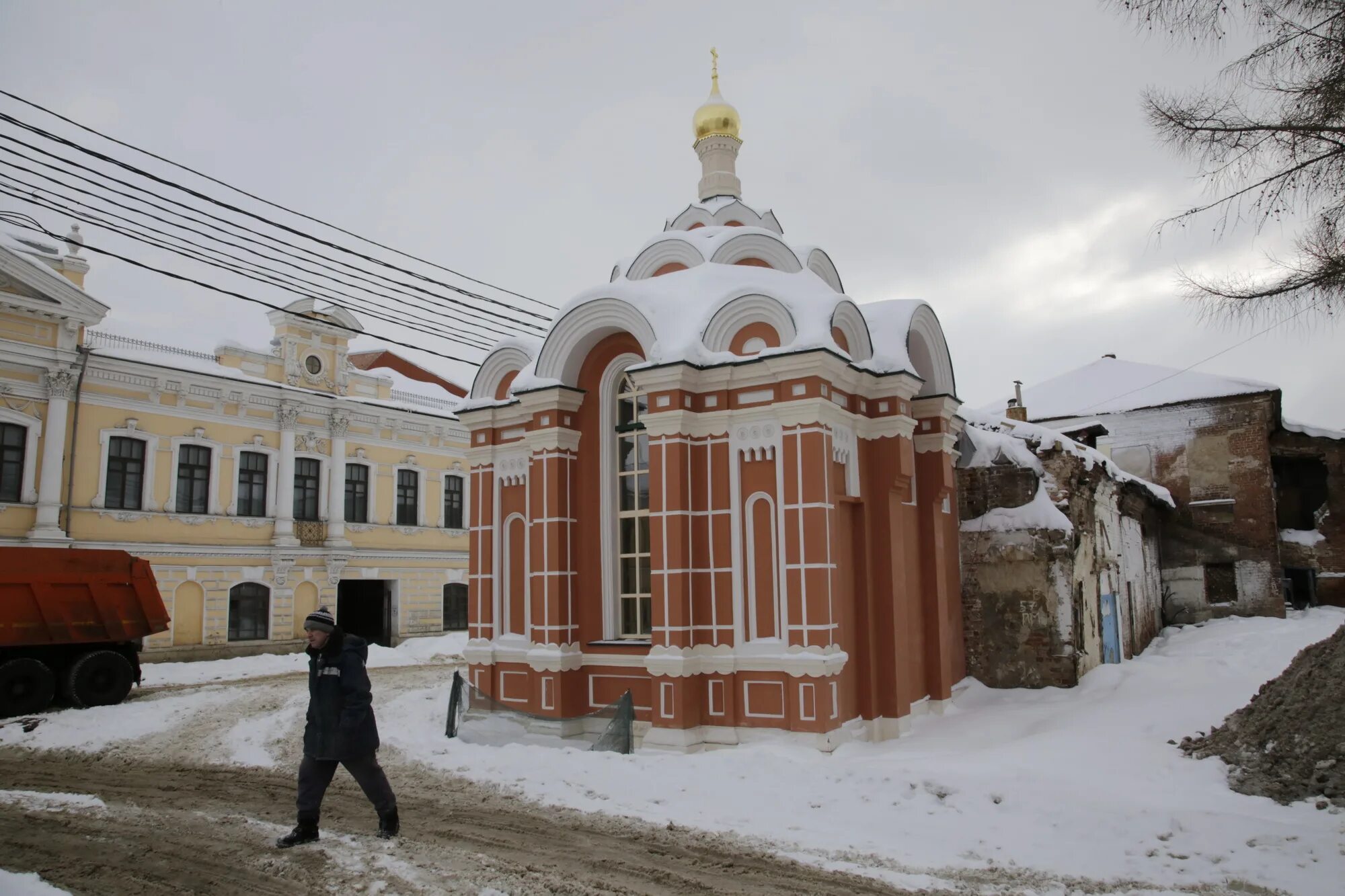 Часовня на улице Металлистов в Туле. Покровская Церковь Тула. Покровская Церковь Тула Металлистов. Новоникитская часовня Тула. Тула реставрация