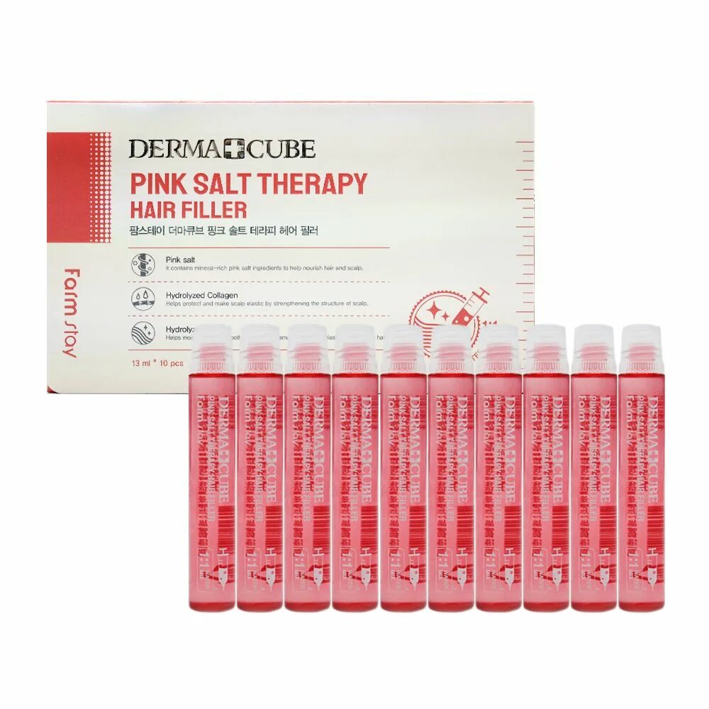 Derma cube применение. Farmstay маска-филлер для волос, derma cube pink salt therapy hair filler, 13мл*10шт. derma cube pink salt therapy hair filler. маска- филлер для волос с розовой солью farmstay derma cube pink salt therapy hair filler. дерма куб филлер для волос.