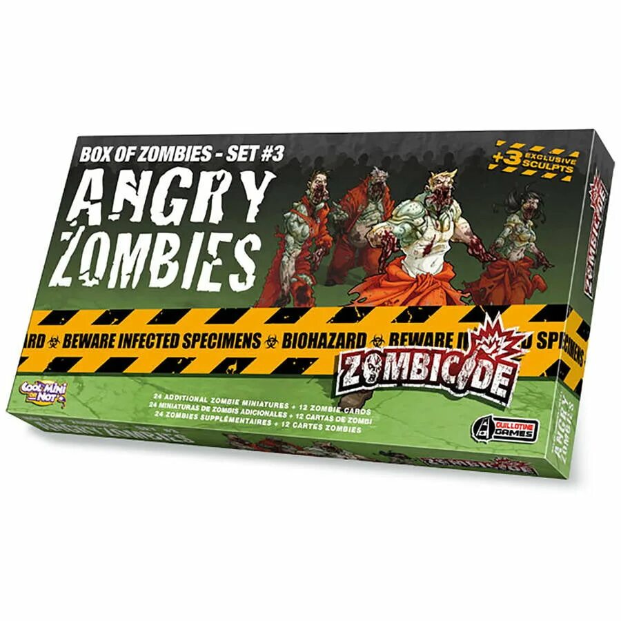 Zombicide Box of Zombies Set 3. Зомбицид Angry Zombie. Зомбицид Angry Zombie Set. Zombie Box игрушка.