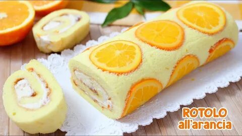 Апельсиновый рулет
