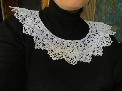 Кружевные воротнички для платья