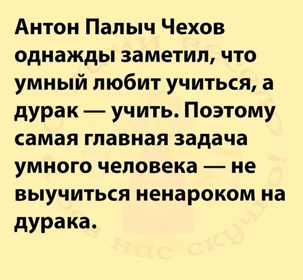 Чехов дурак любит учить. Чехов о дураках. Чехов дураки учат. Дурак учит а умный учится. Дурак любит учить