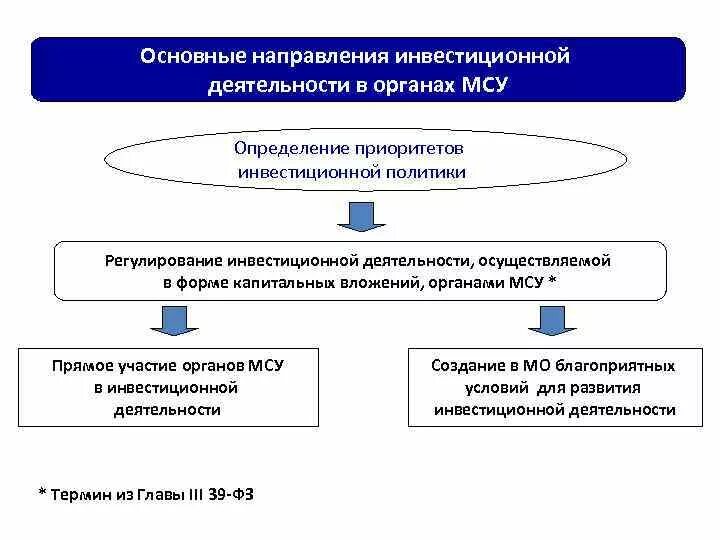 Направления муниципальной политики. Основные направления инвестиций. Основные направления инвестиционной деятельности. Этапы формирования инвестиционной политики. Государственной инвестиционной политики.