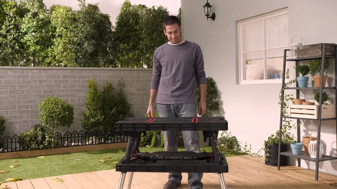Table working keter. Верстак складной keter. верстак складной кетер 38730. мобильный верстак keter folding work table 17182239. стол keter строительный.
