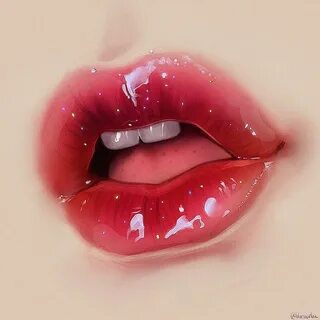 Губы в paint