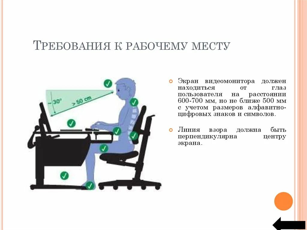 На рабочем месте должны находиться. Требования к рабочему местн. Требования к рабочему месту. Рабочее место за ПК требование. Ьребования для рабочего МЕТА.