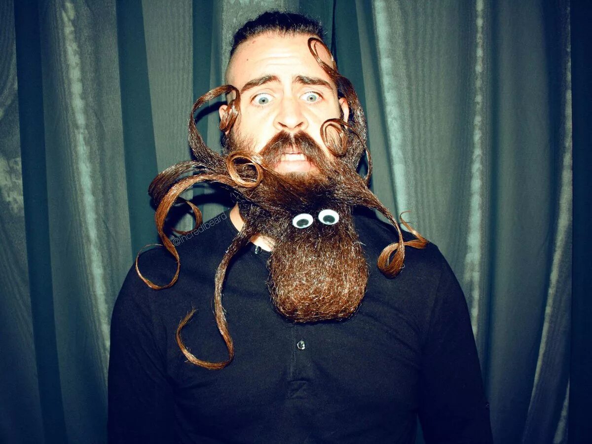 Необычные странных людей. Необычная борода. Смешная борода. Причудливая борода. Большая борода.