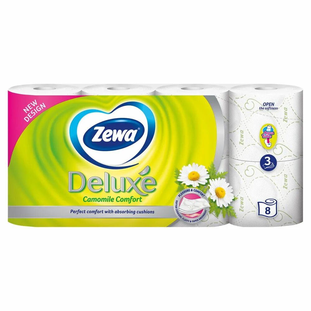 Зева Делюкс 8шт. Zewa Delux Ромашка 8 рулонов. Zewa Deluxe 12шт. Zewa "Deluxe Jasmine" 8 шт. Zewa natural comfort