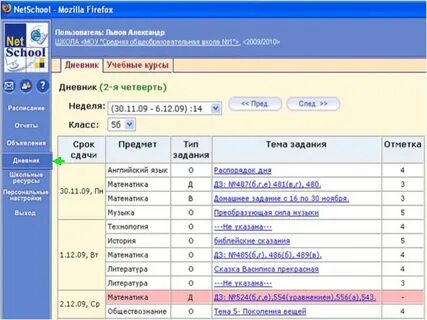 Электронный журнал 6 г